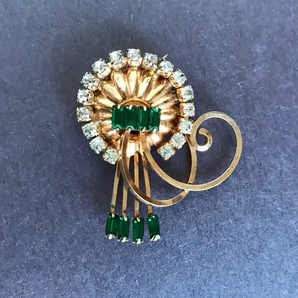 Vintage Bal-Ron Brooch and Earrings - Picture 5 of 13